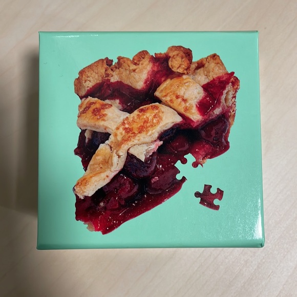 Limited Edition Areaware Cherry Pie Mini Puzzle w/Scratch & Sniff sticker 🍒 - Picture 1 of 8